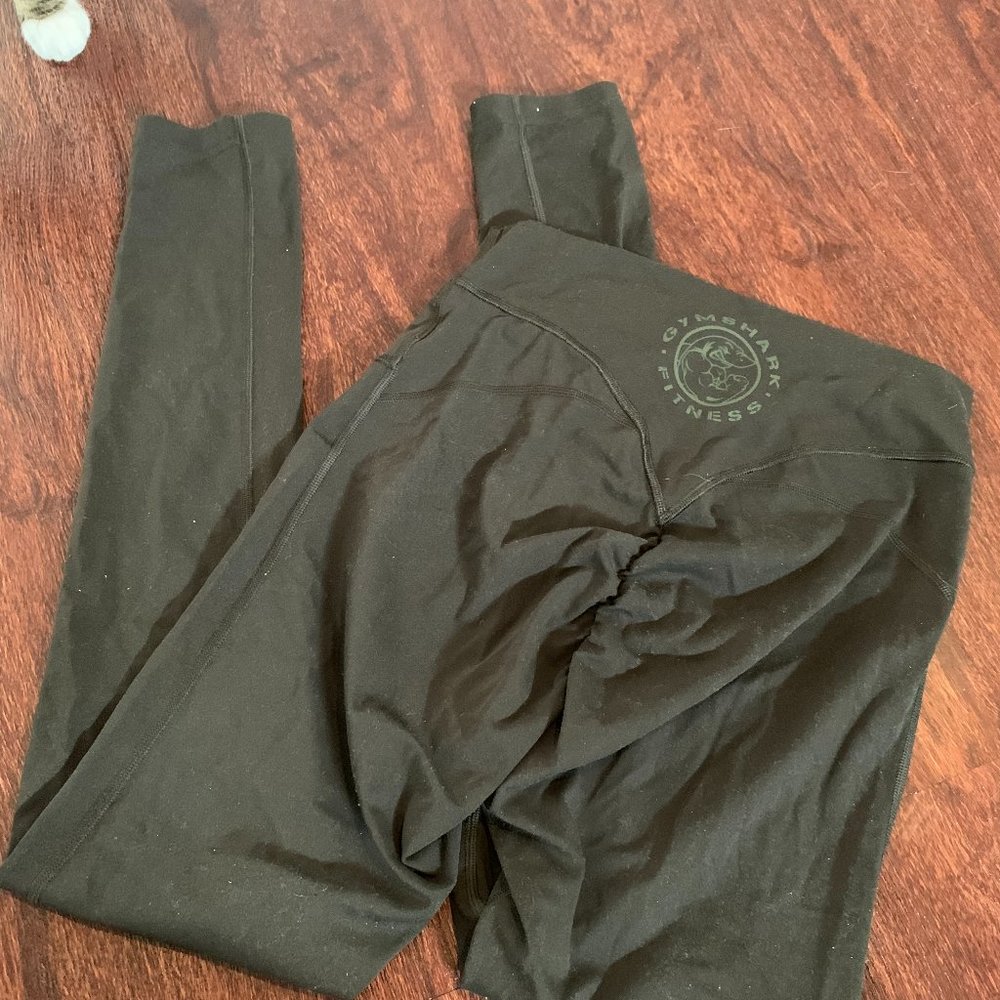 gymshark Legacy Regular Leggings Sz M Deep Olive Green